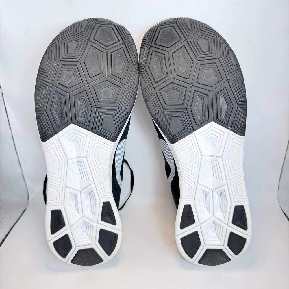 Nike Zoom Fly Mens 8.5 Black White Racing Running Shoes 880848-001 Excellent